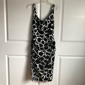 Black and White Circle Dress